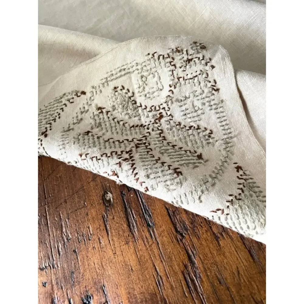 Vintage hand embroidered